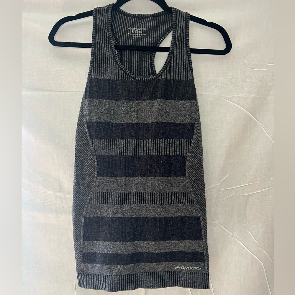 Brooks Women's Workout Tank ● Black/Grey ● S